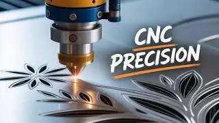 Fibre Laser Cutting Aluminum Sheet |  Gate Design | Real Industrial CNC Machine #cnc @SLTLGroup
