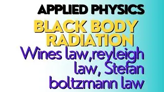 #3 Black Body Radiation|UNIT -1| #ap |