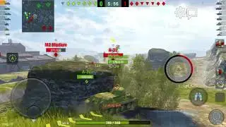 WoT Blitz For the rest of us. Soviet A32 Premium tank. Tons of gun fun.