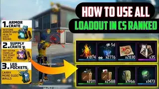How To Use Loadout in Clash Squad Free Fire | Loadout Now Clash Squad Ranked