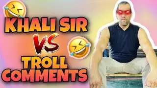 instagram comments vs khali sir //instagram trolling comments of khali sir 😂