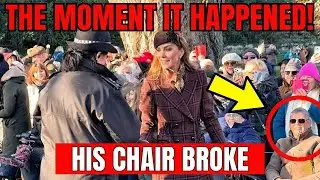 Loud Crack! Princess Catherine&rsquo;s Shocking Reaction When a Fan&rsquo;s Chair Broke