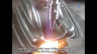High Accuracy Robotic Laser Cutting of Stamping Parts
