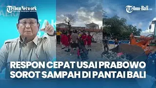 Respon Cepat Usai Prabowo Soroti Sampah Di Bali: TNI dan Beberapa Siswa SD Bersihkan Pantai Kuta