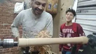 خراطه اخشاب رائعه رجل طقطوقه تعلم الخراطه على الخشب