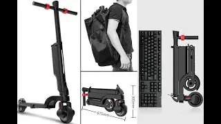 HX X6 Electric Scooter - A real backpack E scooter