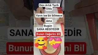 Ge&ccedil; Kaldım DEME. Bug&uuml;n Başladım DE 🥳 Abone Ol, Takipte Kal KPSS AGS &Ouml;ABT YKS