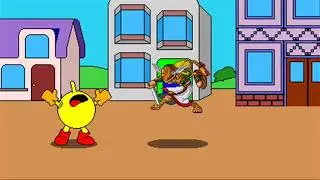 PAC MAN uses ZA WARUDO (Sprite animation)