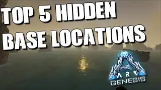 Ark Genesis Top 5 Hidden Base Locations - Super Hidden Ratholes and Secrets Spots