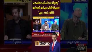 PPP has been trying from day one to remove MQM&rsquo;s governor,&rdquo; said Haider Abbas Rizvi #shorts