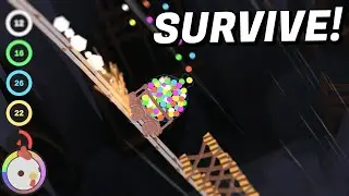 Mine Tunnel Survival Roller Coaster 🛞 Marble Race