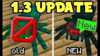 NEW Minecraft 1.3 Update MOB and BLOCK CHANGES! (MCPE 1.3)
