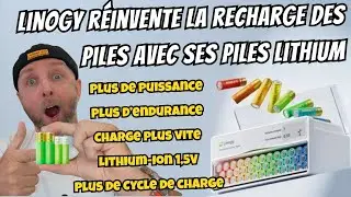 D&eacute;couvrez comment Linogy r&eacute;invente la recharge des piles AA AAA avec ses piles lithium