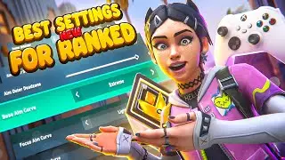 *NEW* The BEST SETTINGS For Ranked on CONSOLE VALORANT! (Full Guide)