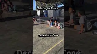 Brincadeira derrube o cone Educa&ccedil;&atilde;o F&iacute;sica 2023