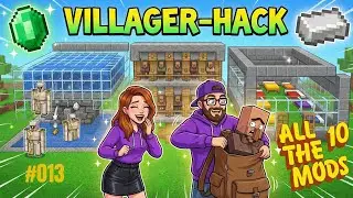Easy Villagers Guide: Die perfekte Eisenfarm! 🤖 | ATM10 #013