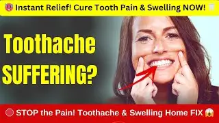 Quick FIX for Tooth pain and swelling home remedy ⏳  No Dentist Needed 😮