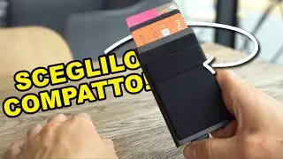 I MIGLIORI PORTAFOGLI COMPATTI da AMAZON! Portacarte e Portatessere Minimali