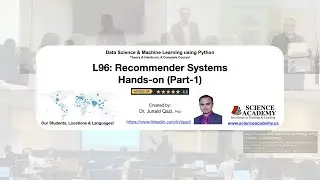 Lecture_96: 2 1 #RecommenderSystems P 1 (#machinelearning #datascience #correlation #explore #ai)