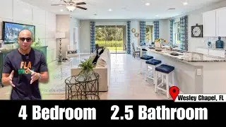 4 bedroom home with LARGE lanai | Wesley Chapel Florida