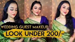 Wedding Guest Makeup Look Tutorial Under Rs. 200/-
