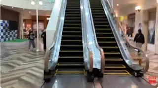 【日立】3X エスカレーター 宮交シティ 3X escalator Miyako City shopping mall Miyazaki Japan
