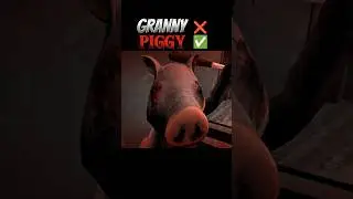 Granny Piggy Mod Jumpscare 😱 | Scary Piggy Granny Horror Game #shorts