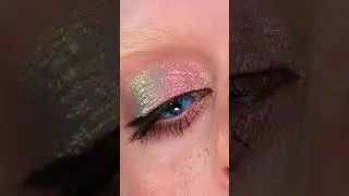 Makeup with The Pastel Roses Dreamscape and how I use loose pigments #makeup #multichromeeyeshadow