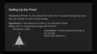 CPCTC Isosceles Triangle Proof
