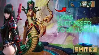 Believe or not, I won a Smite 2 ranked game with Medusa Jungle after I accidentally picked her!