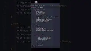 Creative animated text / #html #css #coding #programming #webdesign  #html5 #css3animation
