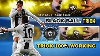 Black Ball Trick in GOLD BALL Pack//Pes 2019 Mobile//