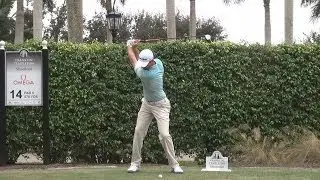 SEAN O'HAIR 2013 DRIVER GOLF SWING - FACE ON REGULAR & SLOW MOTION  - 1080p HD