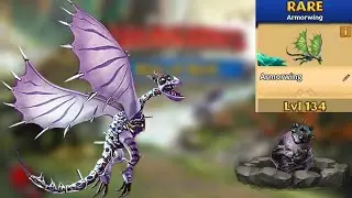 Armorwing Max Level 134 Titan Mode - Dragons:Rise of Berk
