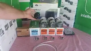 Como montar um Kit CFTV com  câmeras Intelbras #KITCFTV #CAMERAS #INTELBRAS