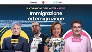 IMMIGRAZIONE ed EMIGRAZIONE. Il Coraggio dell'Alternativa con Fornero, Boldrin, Hallissey e Blengino