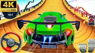 Mega Ramps GT Car Stunt Races 3D - Impossible Sport Car Racing Simulator 2023 - Android GamePlay