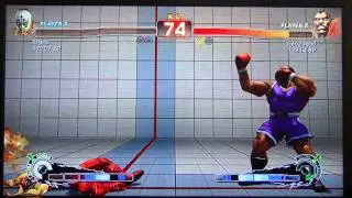 GeO (Balrog) vs IIPeru (El fuerte) SSF4 Ranked match