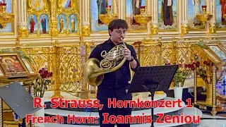 R. Strauss, Hornkonzert 1, op.11, 1st part. French Horn: Ioannis Zeniou