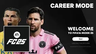 FIFA 16 Mobile | Release EA Sport FC 25 Patch Career Mode | Best Graphics