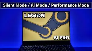 Legion 5i Pro 2022, Gen 7 | Silent Mode vs Ai Mode vs Performance Mode | Fan Sound