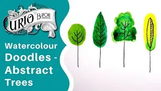 Watercolour Doodles - Abstract Trees