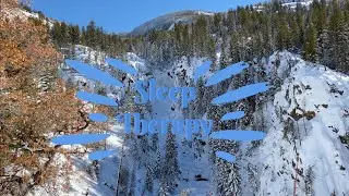 Sleep Therapy [Fall Asleep Fast] Frozen Over Falls (Best Ambient Noise Machine)(6 Hours)