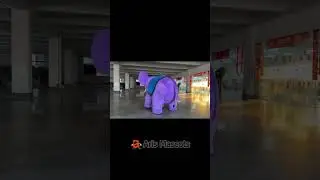 Step into the Spotlight with the Purple Giant Elephant: Your Ticket to Unforgettable Adventures!
