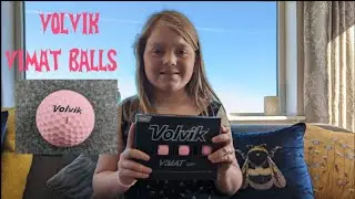 Volvik Vimat Golf Ball. Baby pink!