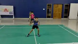four corner footwork training  #badminton #racketsports #viral#badmintonvideo #trending