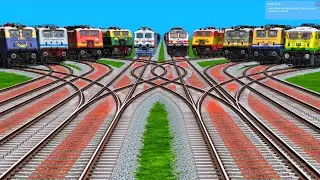 10 train back to back crassing video #trainvideo #passengertrain #train 