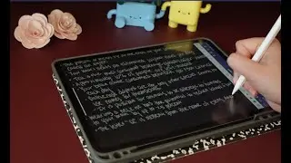 ASMR 🖊 Writing Random Facts on iPad - Soft Spoken