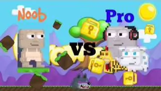 GrowTopia - Noob VS Pro