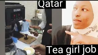 My first time working us tea girl in Qatar 🇶🇦